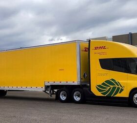 9 years late the tesla semi officially hits the road, Image DHL