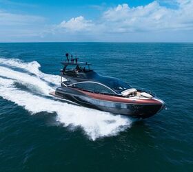 the 68 foot lexus luxury yacht has officially left the harbor