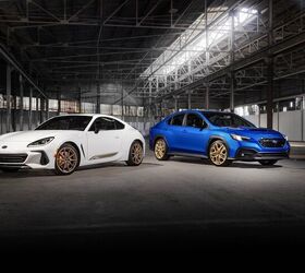 Subaru Reveals Limited-Run 2027 WRX GD25 and BRZ ZC15 With Gold Wheels